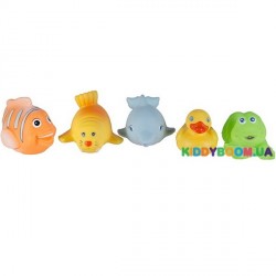 Набор игрушек для ванны Зверюшки в сеточке Grow-Up Toys 00105